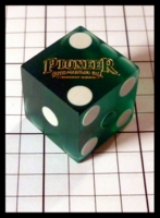 Dice : Dice - Casino Dice - Pioneer Green Casino - Gambler Supply Feb 2014